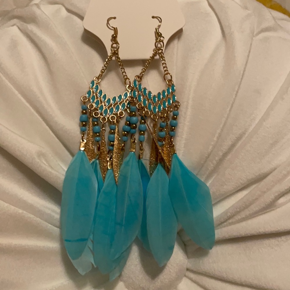 Boho Feathered Earrings